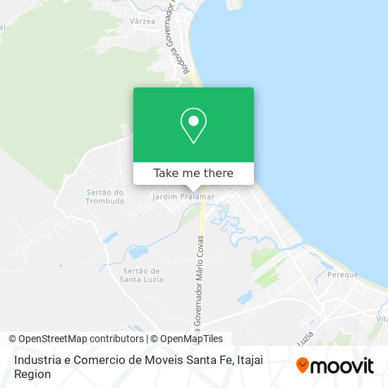 Industria e Comercio de Moveis Santa Fe map