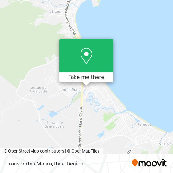 Transportes Moura map