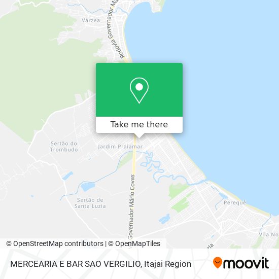 MERCEARIA E BAR SAO VERGILIO map