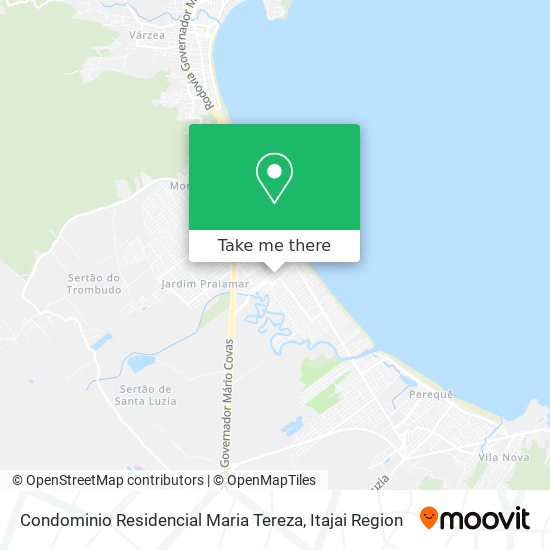 Mapa Condominio Residencial Maria Tereza