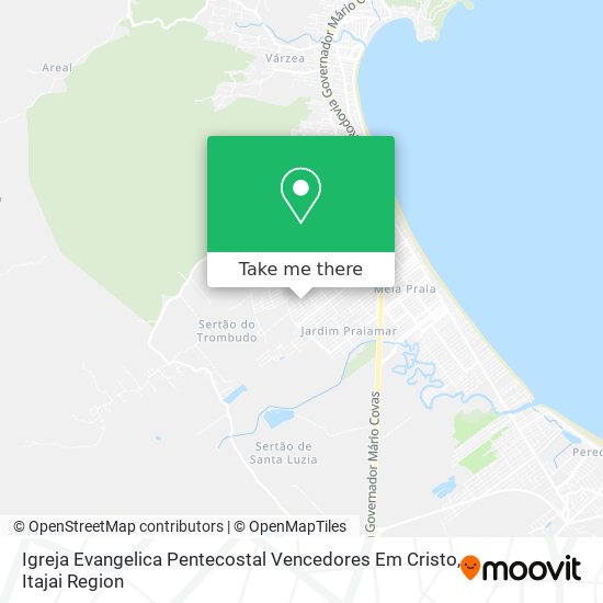 Mapa Igreja Evangelica Pentecostal Vencedores Em Cristo