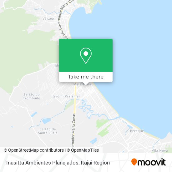 Inusitta Ambientes Planejados map