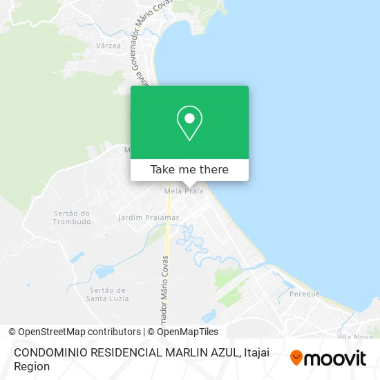 CONDOMINIO RESIDENCIAL MARLIN AZUL map