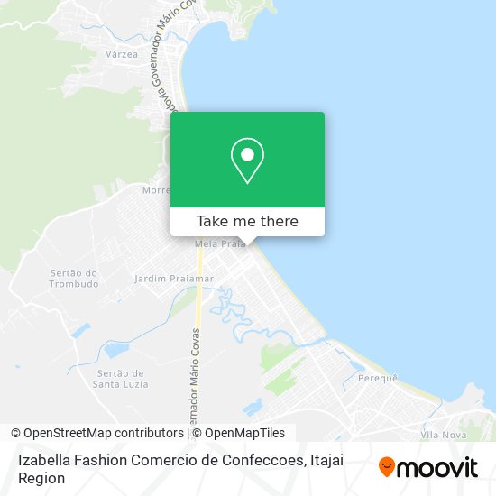 Izabella Fashion Comercio de Confeccoes map