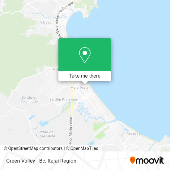 Green Valley - Bc map