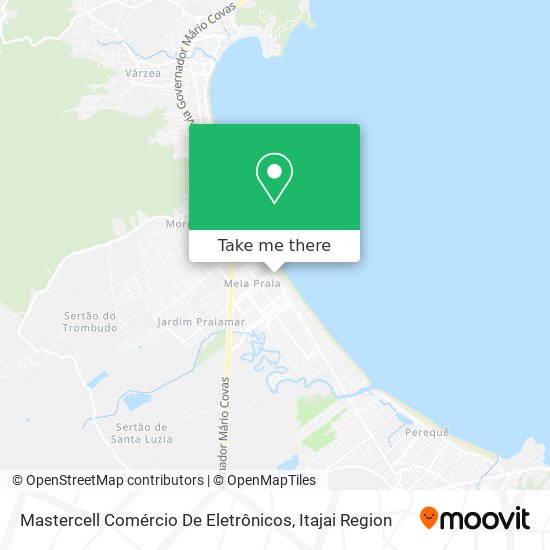 Mapa Mastercell Comércio De Eletrônicos