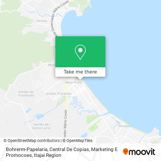 Bohrerm-Papelaria, Central De Copias, Marketing E Promocoes map