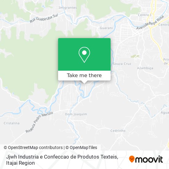 Jjwh Industria e Confeccao de Produtos Texteis map