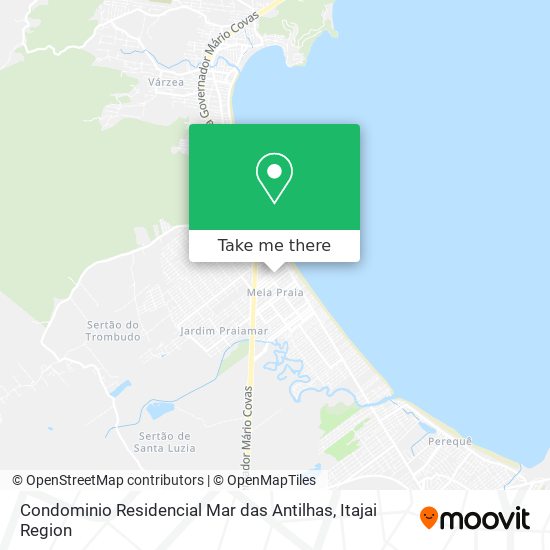 Mapa Condominio Residencial Mar das Antilhas