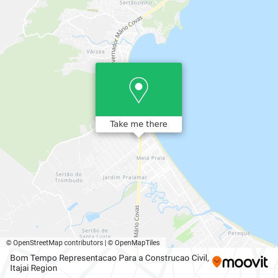 Mapa Bom Tempo Representacao Para a Construcao Civil