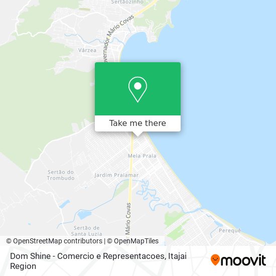 Mapa Dom Shine - Comercio e Representacoes