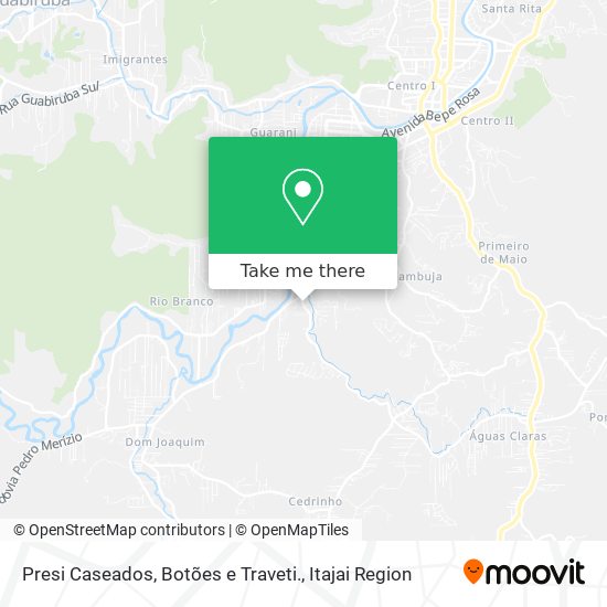 Presi Caseados, Botões e Traveti. map