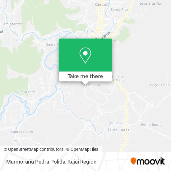 Mapa Marmoraria Pedra Polida