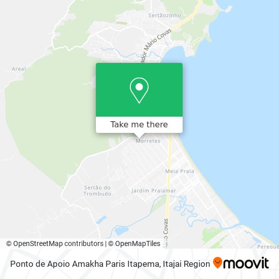Ponto de Apoio Amakha Paris Itapema map