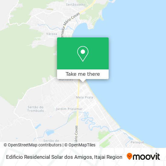 Mapa Edificio Residencial Solar dos Amigos