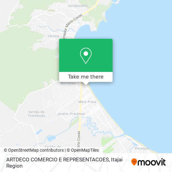 ARTDECO COMERCIO E REPRESENTACOES map
