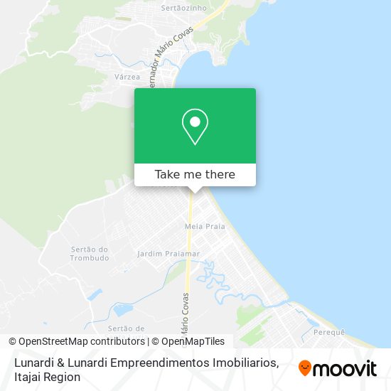 Mapa Lunardi & Lunardi Empreendimentos Imobiliarios