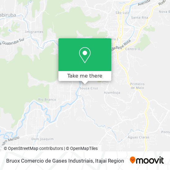 Bruox Comercio de Gases Industriais map