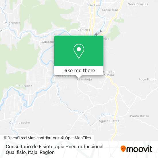 Consultório de Fisioterapia Pneumofuncional Qualifisio map