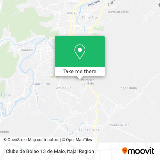 Clube de Bolao 13 de Maio map