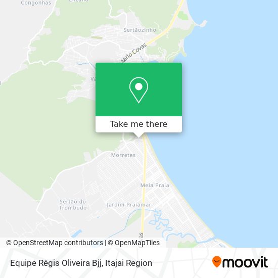 Equipe Régis Oliveira Bjj map