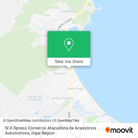 Sl X-Spress Comércio Atacadista de Acessórios Automotivos map
