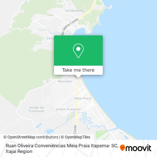 Ruan Oliveira Conveniências Meia Praia Itapema- SC map