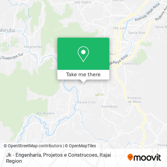 Jk - Engenharia, Projetos e Construcoes map