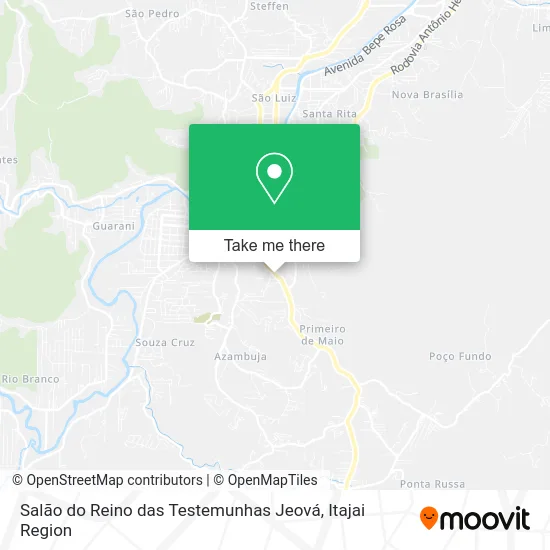 Salão do Reino das Testemunhas Jeová map
