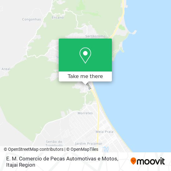 E. M. Comercio de Pecas Automotivas e Motos map