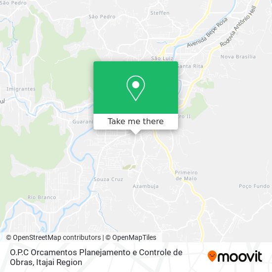 O.P.C Orcamentos Planejamento e Controle de Obras map