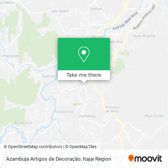 Azambuja Artigos de Decoração map