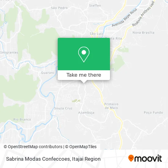 Sabrina Modas Confeccoes map