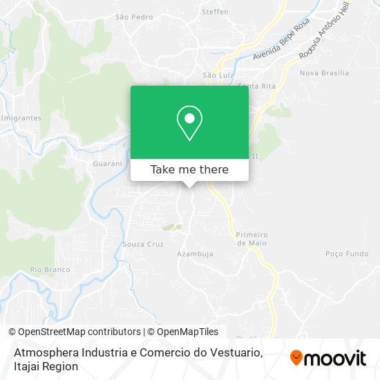 Atmosphera Industria e Comercio do Vestuario map