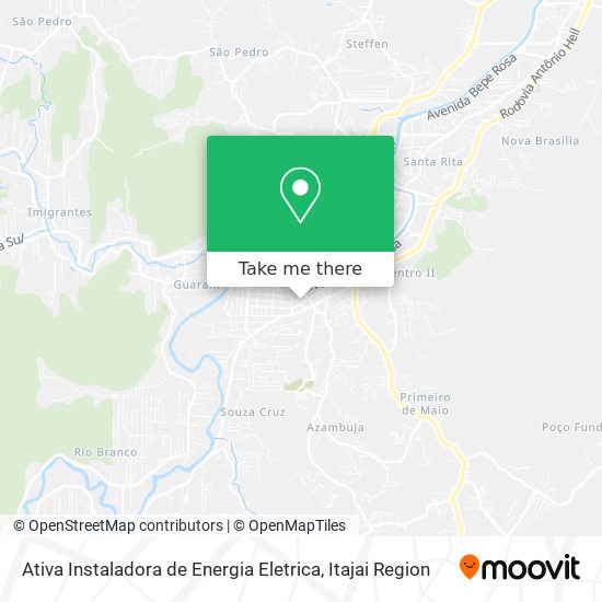 Ativa Instaladora de Energia Eletrica map