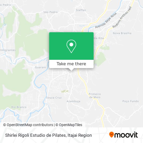 Mapa Shirlei Rigoli Estudio de Pilates