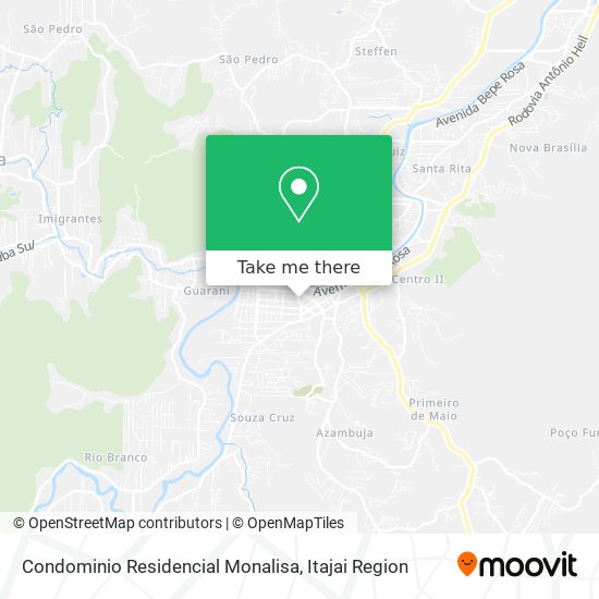 Condominio Residencial Monalisa map