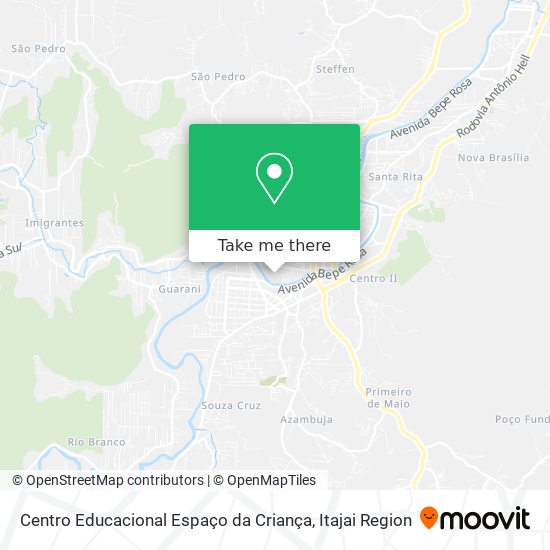 Centro Educacional Espaço da Criança map