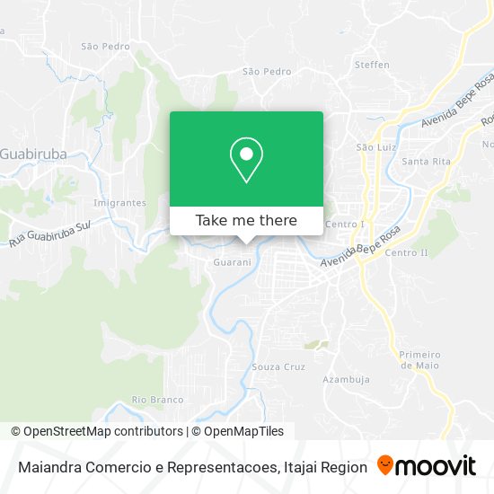 Maiandra Comercio e Representacoes map