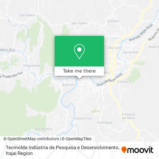 Tecmolde Indústria de Pesquisa e Desenvolvimento map
