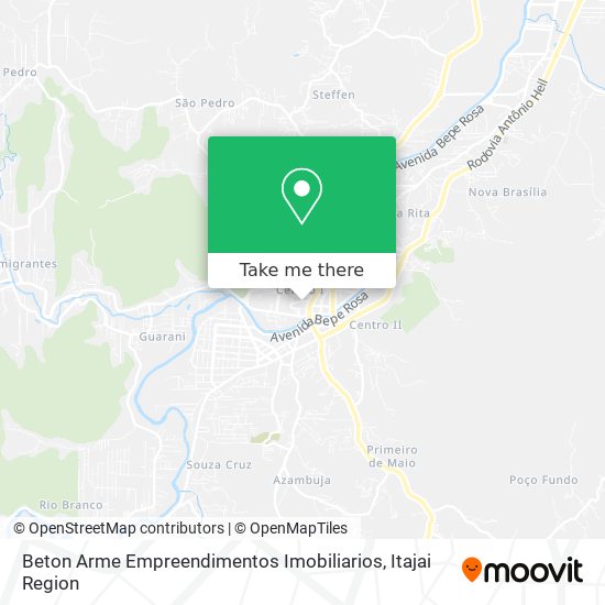 Mapa Beton Arme Empreendimentos Imobiliarios