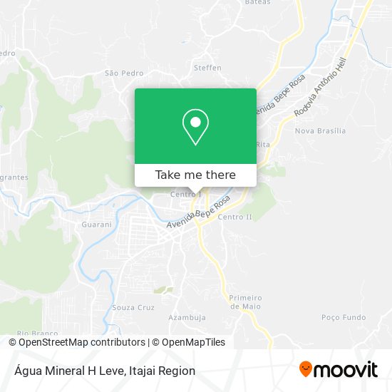 Água Mineral H Leve map