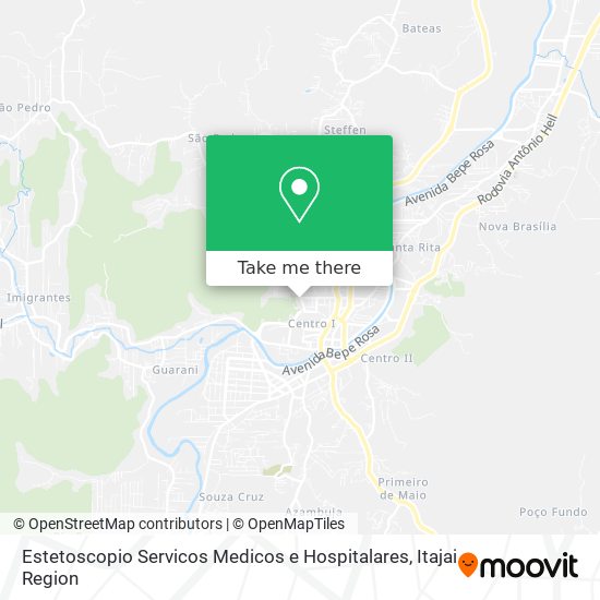 Estetoscopio Servicos Medicos e Hospitalares map