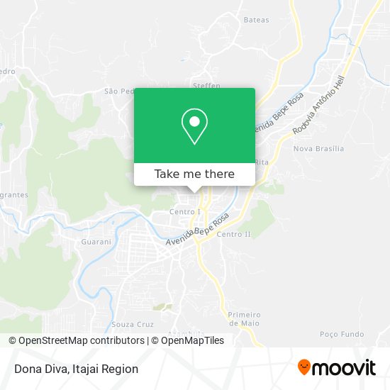 Dona Diva map