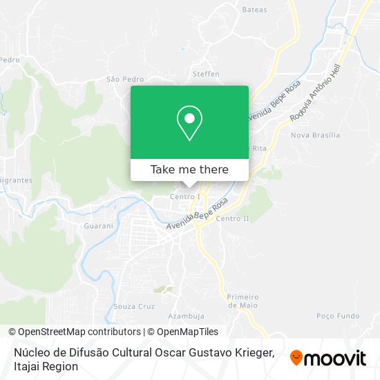 Núcleo de Difusão Cultural Oscar Gustavo Krieger map