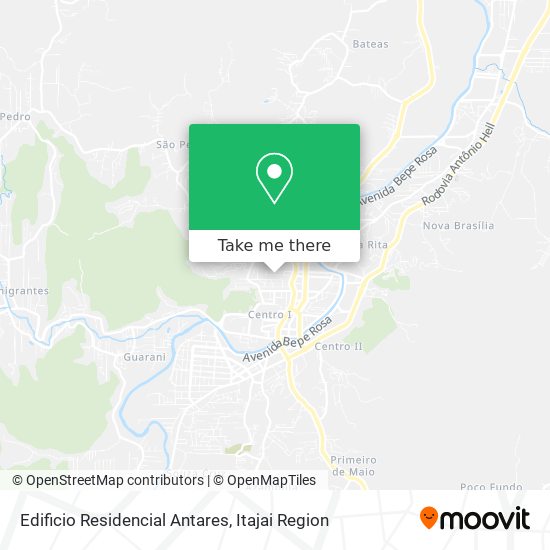 Edificio Residencial Antares map