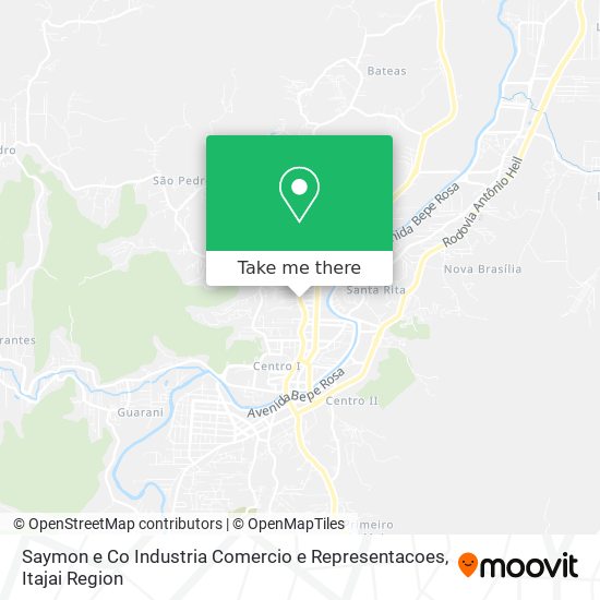 Saymon e Co Industria Comercio e Representacoes map