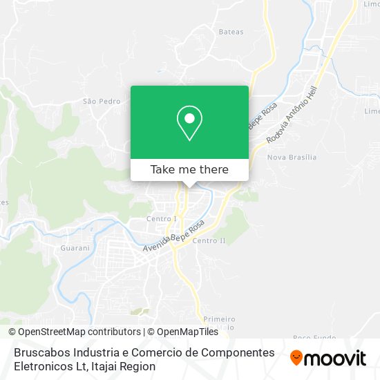 Bruscabos Industria e Comercio de Componentes Eletronicos Lt map