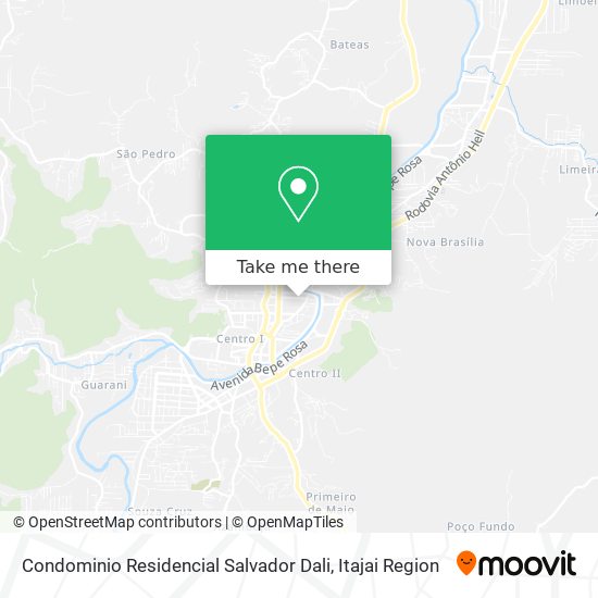 Mapa Condominio Residencial Salvador Dali