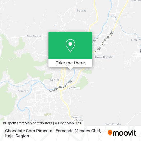 Chocolate Com Pimenta - Fernanda Mendes Chef map